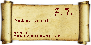 Puskás Tarcal névjegykártya